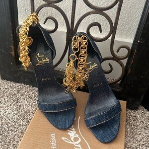 Miss Denim 100MM Christian Louboutin
